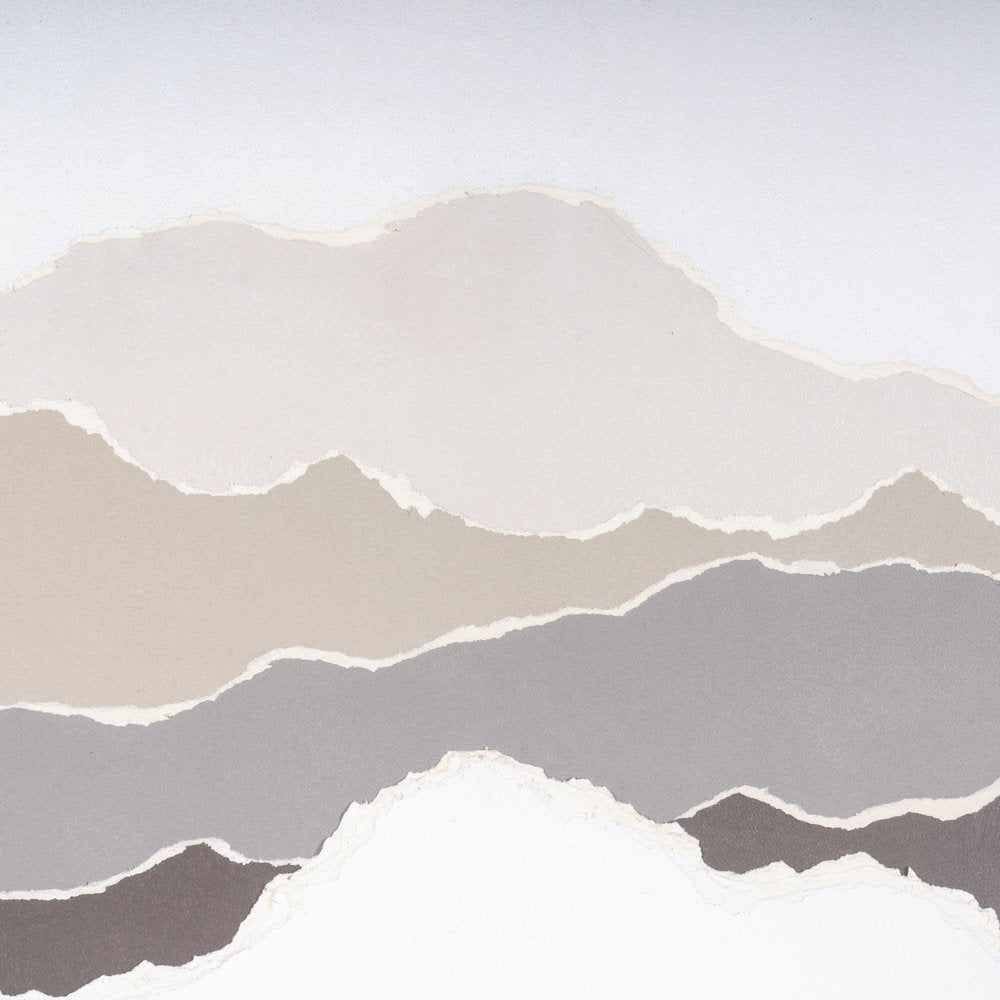 Torn Terrain II Light Brown Shadowbox Minimalistic Wall Art — view 3