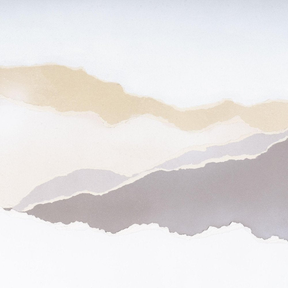 Veiled Vista I Light Brown Shadowbox Minimalistic Wall Art — view 3