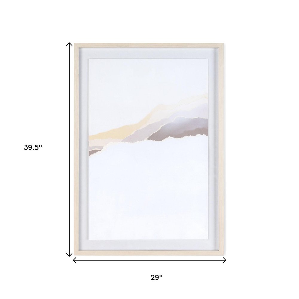Veiled Vista II Gray Shadowbox Textual Art Wall Art HomeRoots