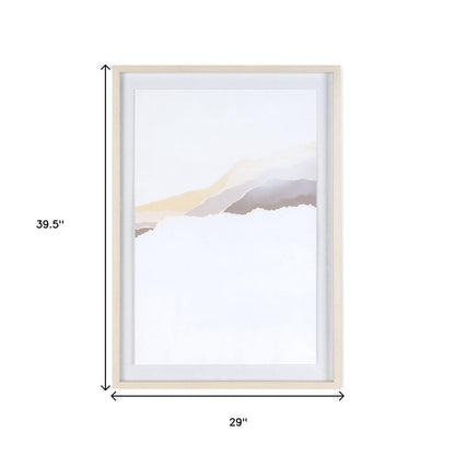 Veiled Vista II Gray Shadowbox Textual Art Wall Art HomeRoots