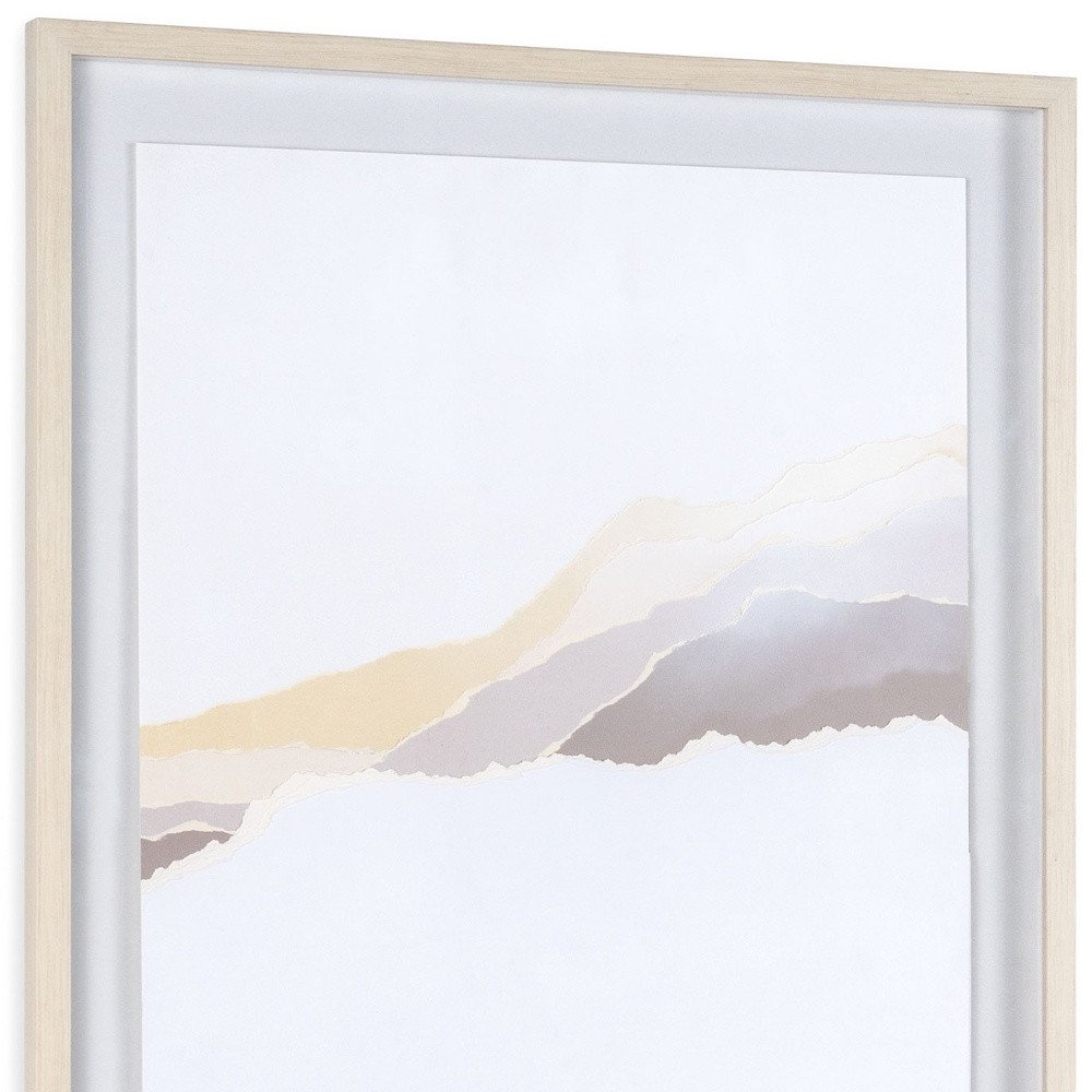 Veiled Vista II Gray Shadowbox Textual Art Wall Art HomeRoots