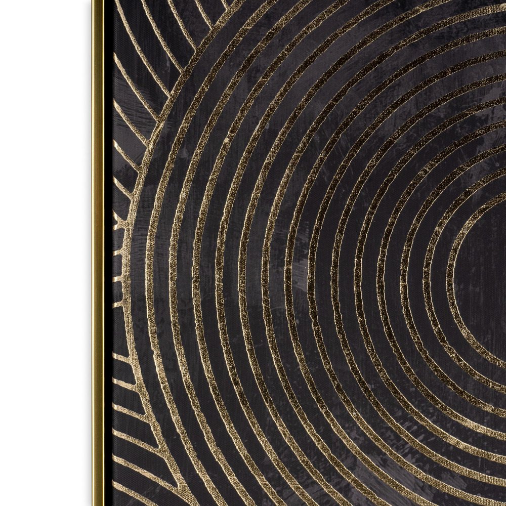 Nocturnal Brilliance Gold Floater Frame Wall Art — view 8