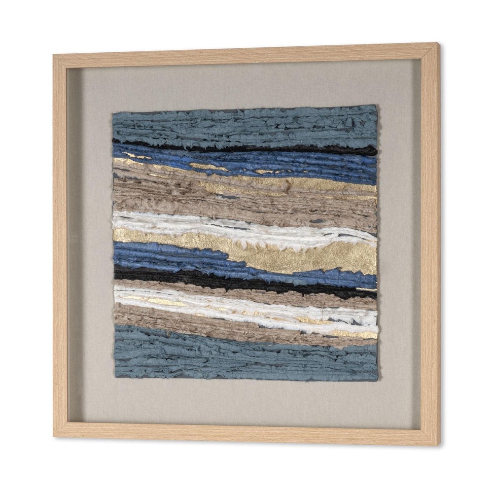 Stratified Echoes Brown Shadowbox Textual Art Wall Art — view 7