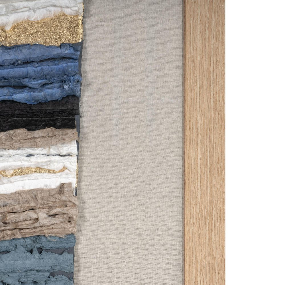 Stratified Echoes Brown Shadowbox Textual Art Wall Art HomeRoots