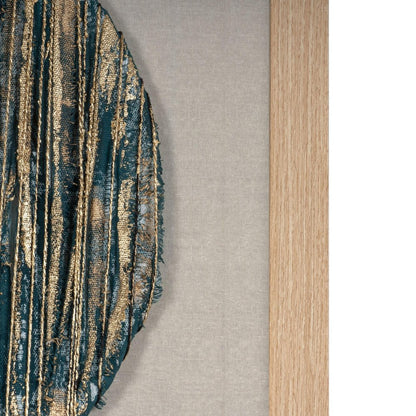 Azure Harmony Brown Shadowbox Minimalistic Wall Art HomeRoots