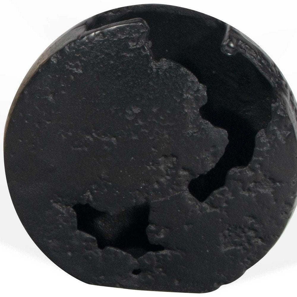 8" Black Hammered Round Aluminum Table Vase HomeRoots