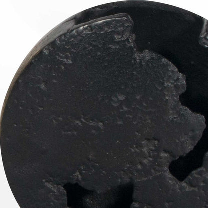 8" Black Hammered Round Aluminum Table Vase HomeRoots