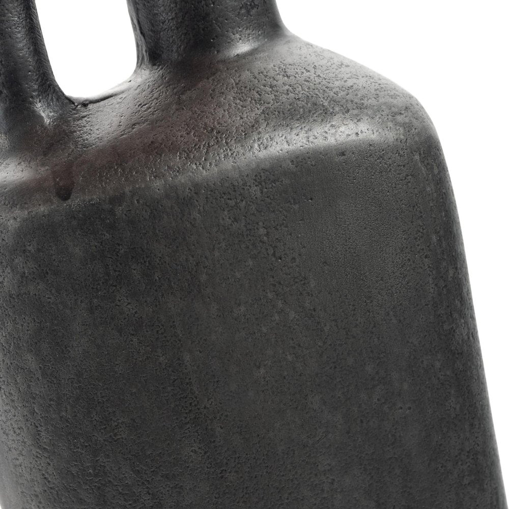 11" Gray Aluminum Jug Table Vase HomeRoots