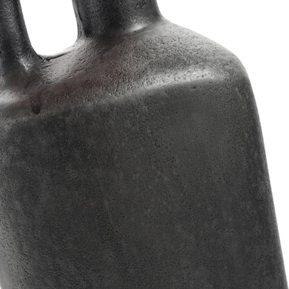 11" Gray Aluminum Jug Table Vase HomeRoots
