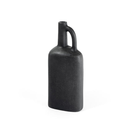 11" Gray Aluminum Jug Table Vase HomeRoots
