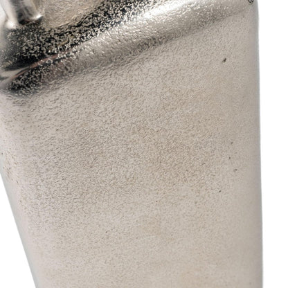 14" Silver Aluminum Jug Table Vase HomeRoots