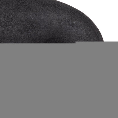 12" Black Aluminum Modern Abstract Table Vase HomeRoots