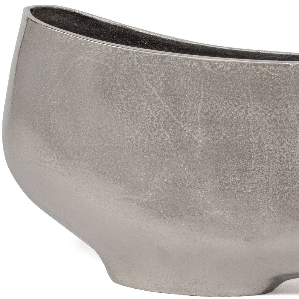 10" Nickel Aluminum Table Vase HomeRoots