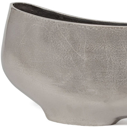 10" Nickel Aluminum Table Vase HomeRoots