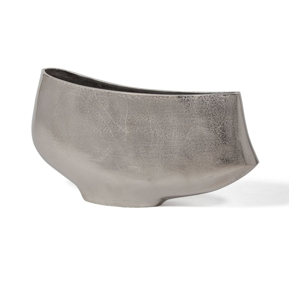 10" Nickel Aluminum Table Vase HomeRoots