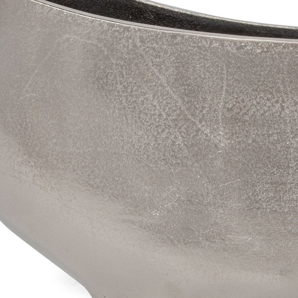 10" Nickel Aluminum Table Vase HomeRoots