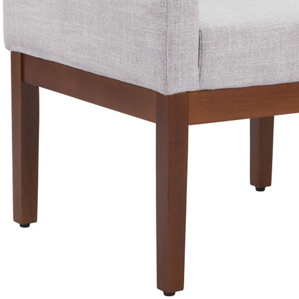 Gray and Black Upholstered Dining Arm Chair HomeRoots