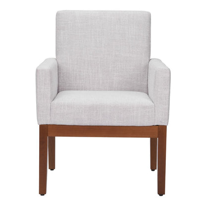 Gray and Black Upholstered Dining Arm Chair HomeRoots