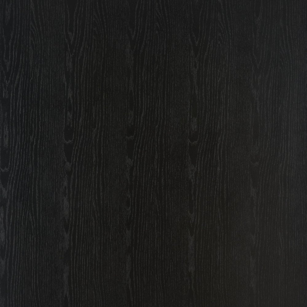 32" Black and Walnut Wood Round Drum Coffee Table HomeRoots