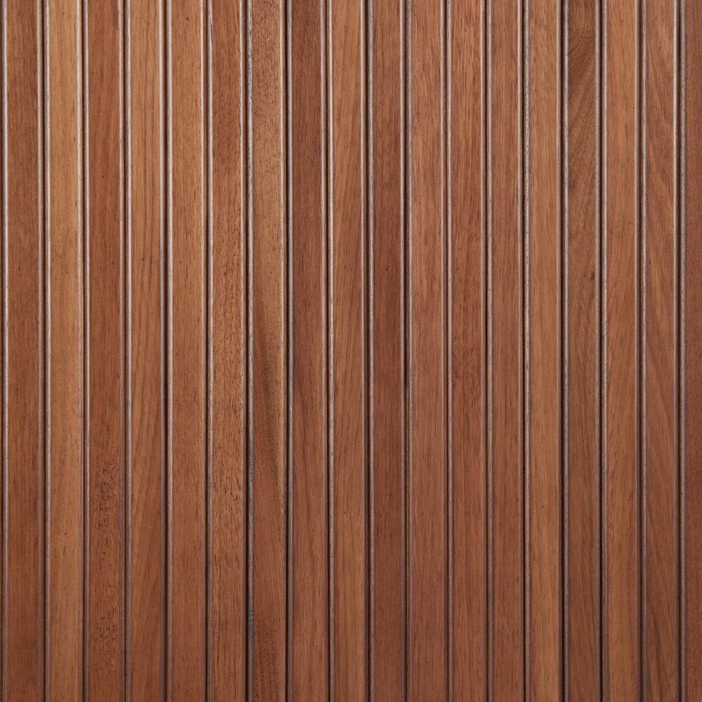 32" Black and Walnut Wood Round Drum Coffee Table HomeRoots