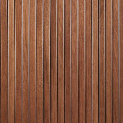 32" Black and Walnut Wood Round Drum Coffee Table HomeRoots