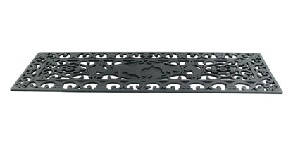 9" X 30" Black Rubber Dog Outdoor Door Mat