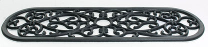 10" X 30" Black Rubber Outdoor Door Mat