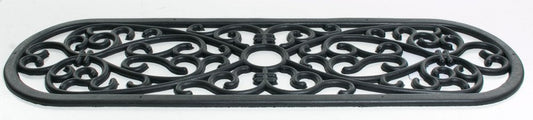 10" X 30" Black Rubber Outdoor Door Mat