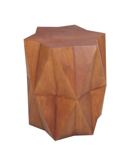 24" Brown Solid Wood End Table HomeRoots