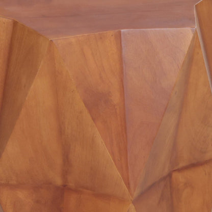 24" Brown Solid Wood End Table HomeRoots