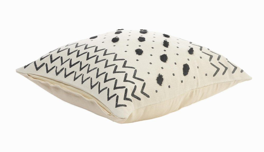 Set of Two 20" White Chevron Throw Pillows — view 2