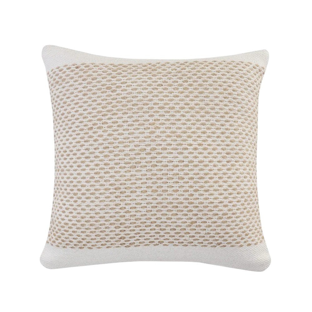 Set of Two 20" Natural Striped Throw Pillows — view 2