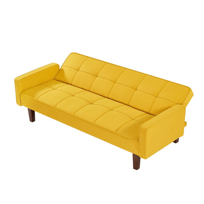 Morden Design Factory Solid Color Sofa Bed in Living Room Multi-function Leisure Sleeper Couch - FurniFindUSA