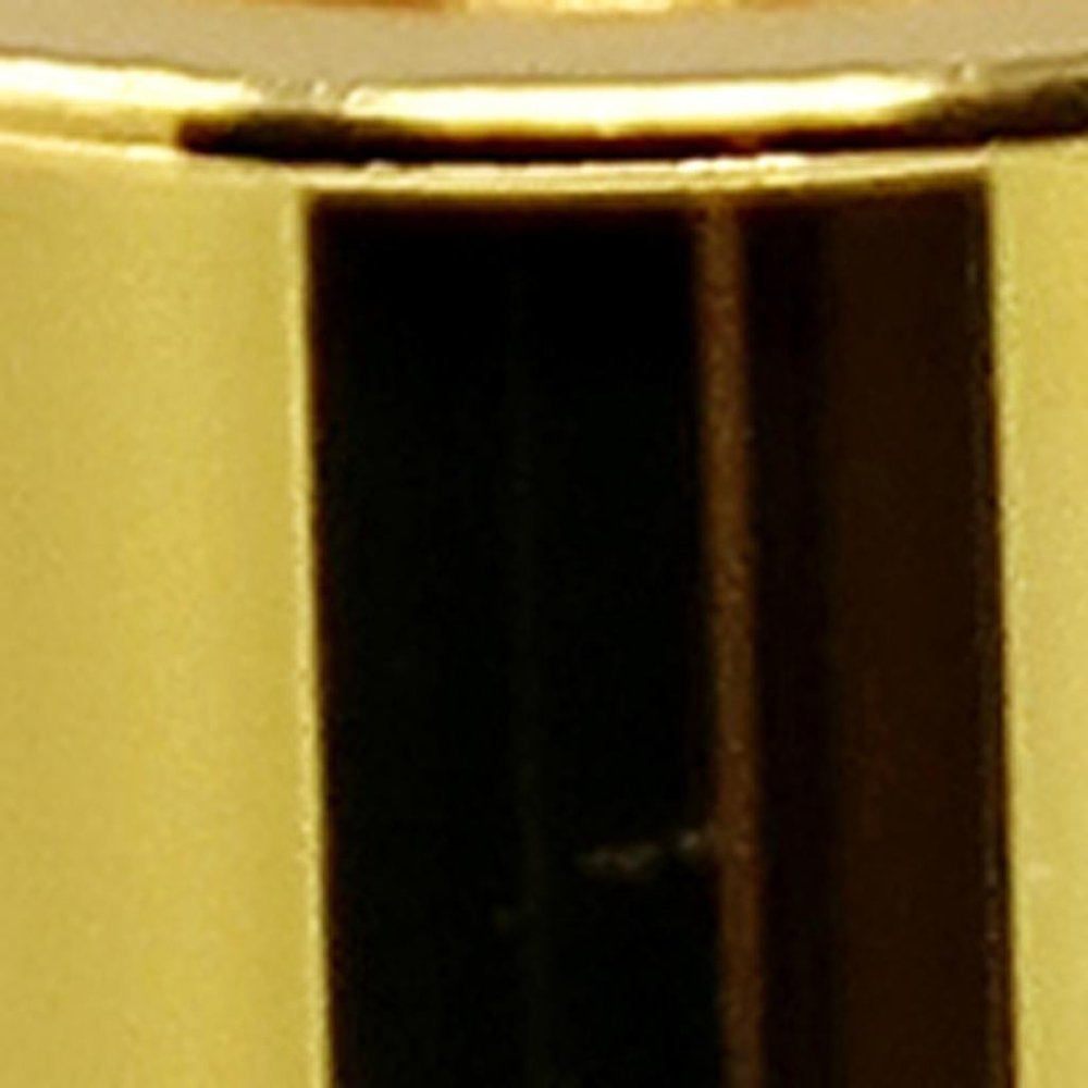 14" Clear And Gold Geo Stacks Crystal Tabletop Taper Candlestick HomeRoots