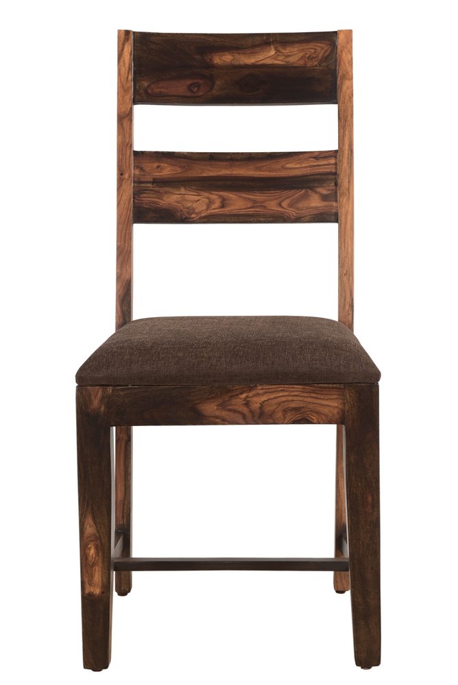 Nine Piece Dark Brown Solid Wood Dining Set with Eight Chairs HomeRoots