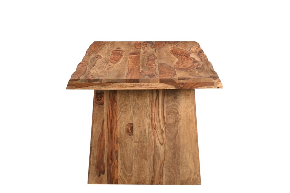 Six Piece Brown Solid Wood Dining Set with Four Chairs HomeRoots