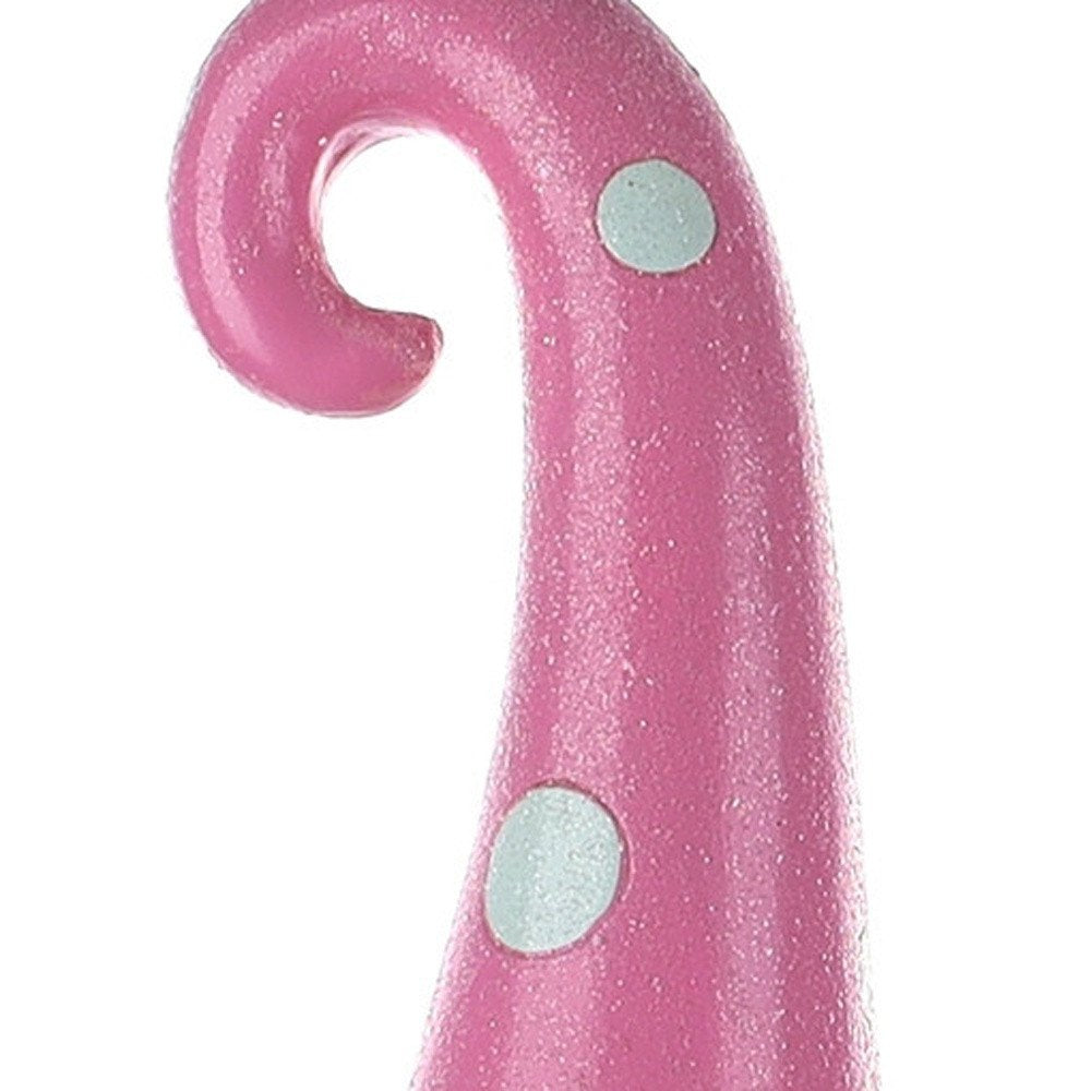 13" Pink Resin Standing Gnome Tabletop Sculpture HomeRoots