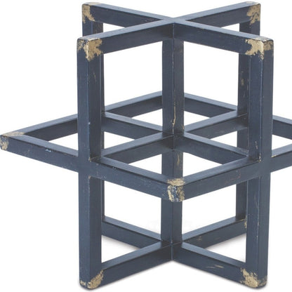Set of Two Black Iron Tabletop Sculpture HomeRoots