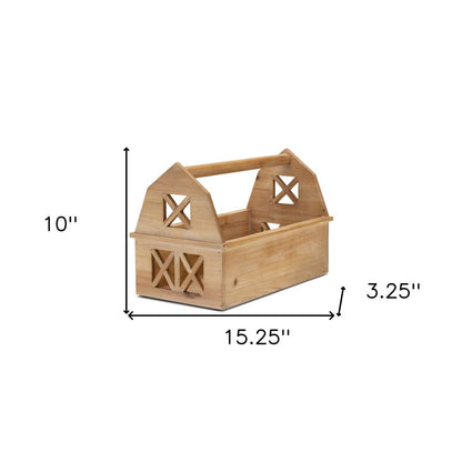 10" Brown Wood Tabletop Sculpture HomeRoots