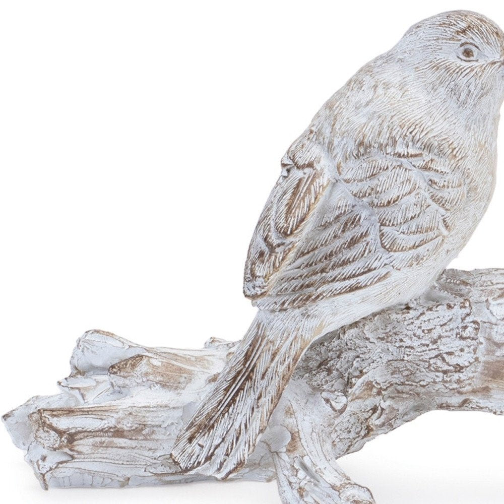 4" White Polyresin Figurine Tabletop Sculpture HomeRoots
