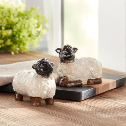 Set of Six White Polyresin Figurine Tabletop Sculpture HomeRoots