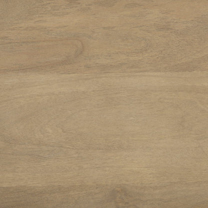 48" Natural Solid Wood Oval Coffee Table HomeRoots