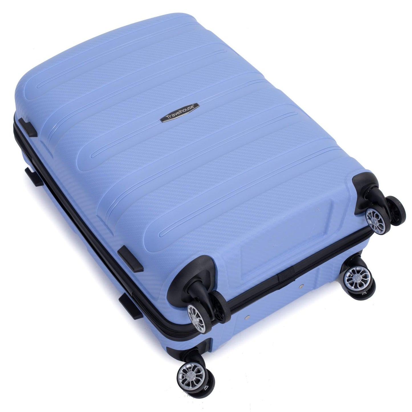 Hardshell Suitcase Spinner Wheels PP Luggage Sets Lightweight Durable Suitcase ,3-Piece Set (20/24/28) ,Purplish Blue - FurniFindUSA