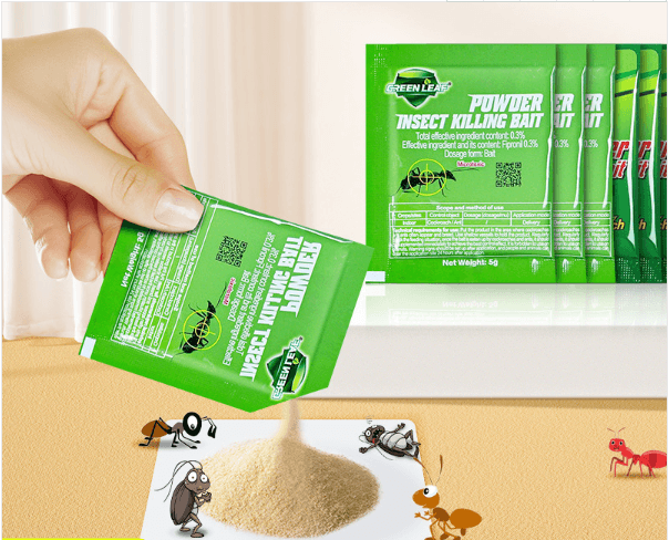 Green Leaf Ants Bait household fast kill ants pest control poison anti ants killing bait powder - FurniFindUSA