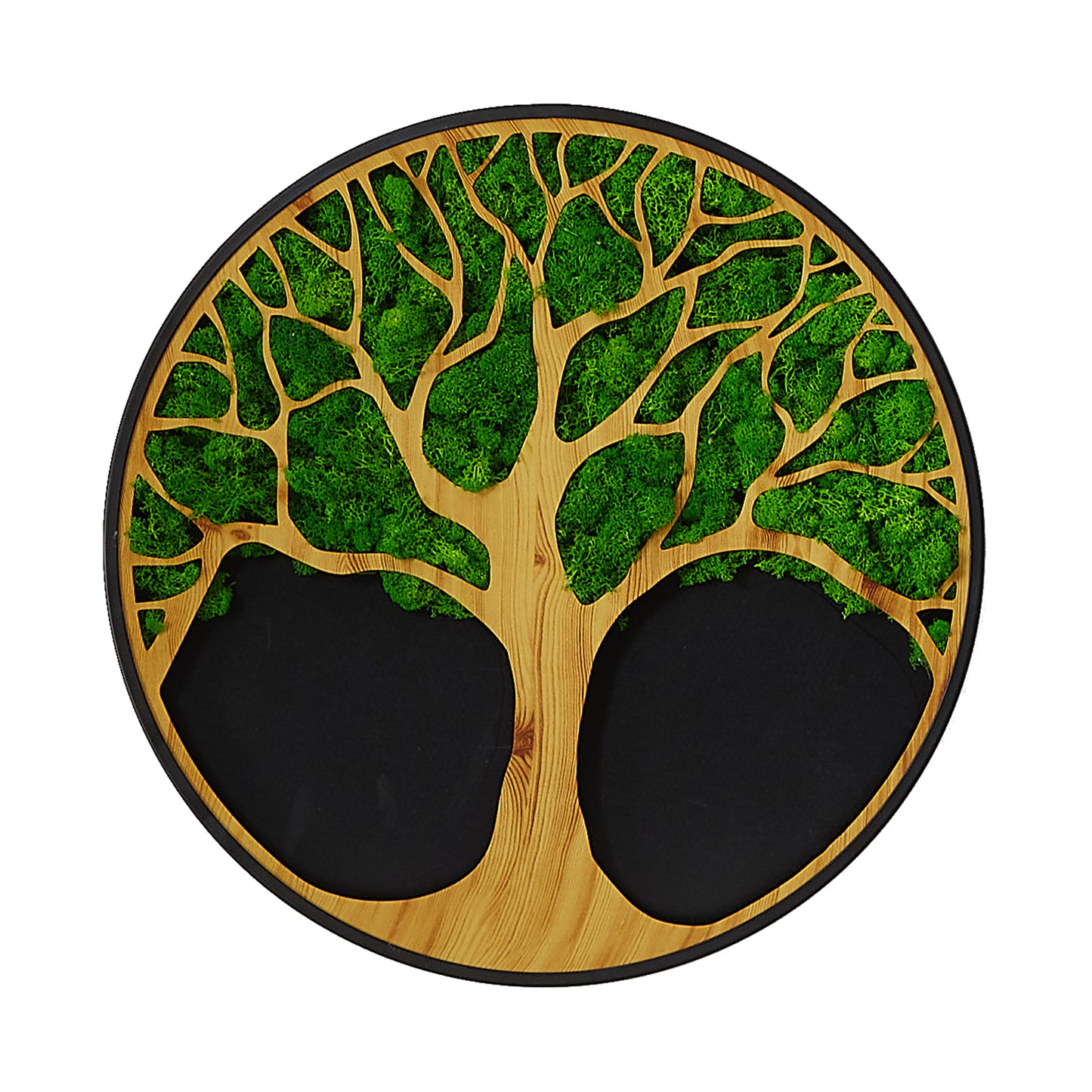 Life Tree Moss Metal Wall Art - FurniFindUSA