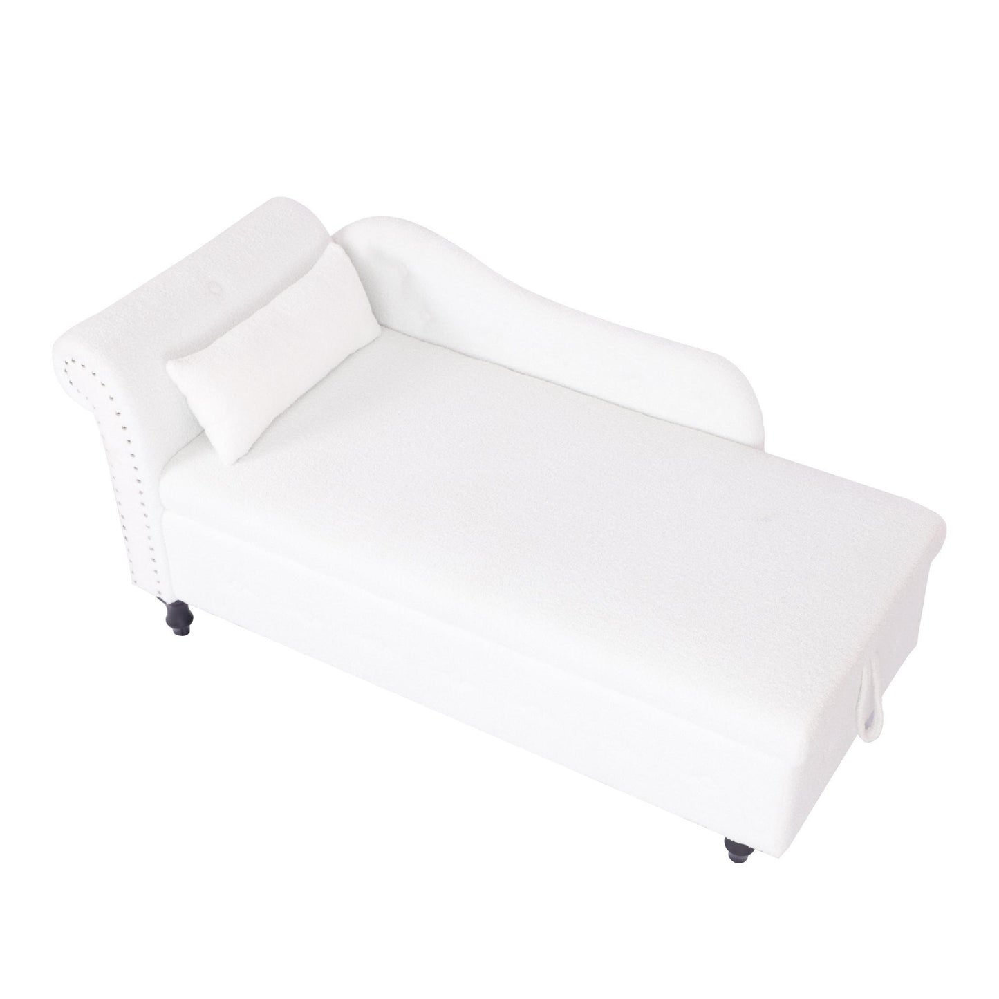 Teddy Ottoman with Storage, Storage Ottoman Bench with Safety Hinge, - FurniFindUSA