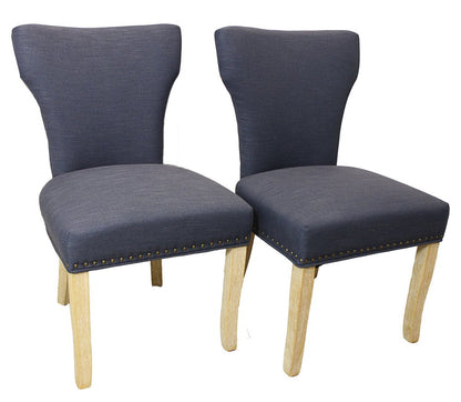 Five Piece Natural Round Solid Wood Dining Set with Four Chairs HomeRoots