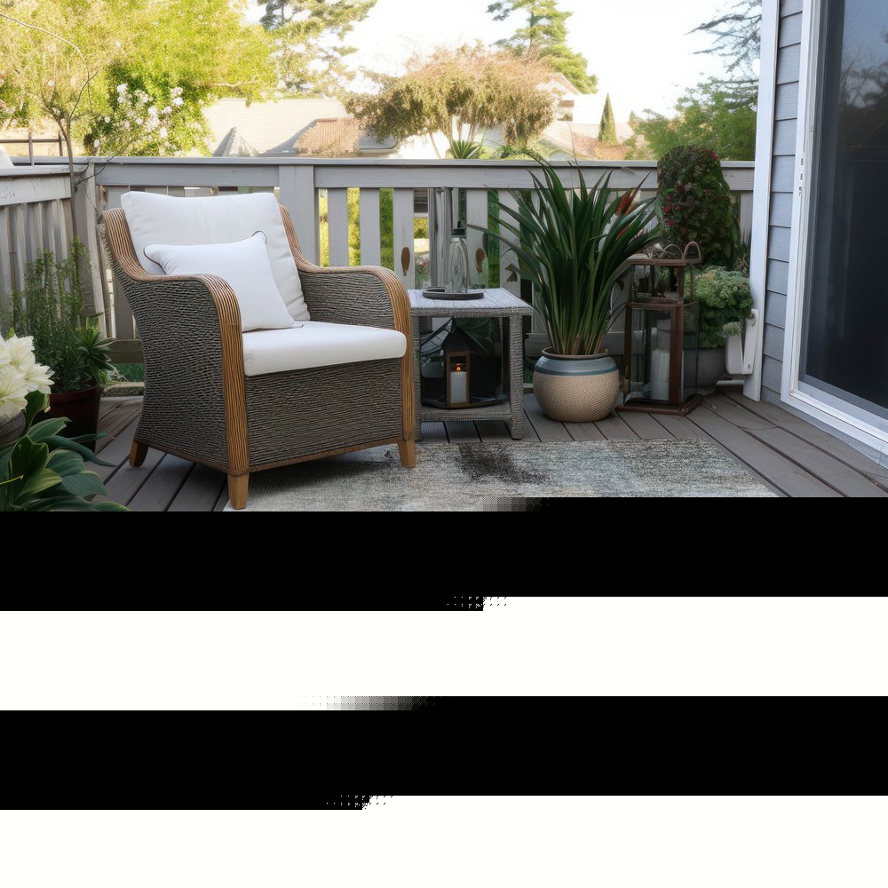 5' X 8' Brown Black And Gray Abstract Washable Indoor Outdoor Area Rug — view 64