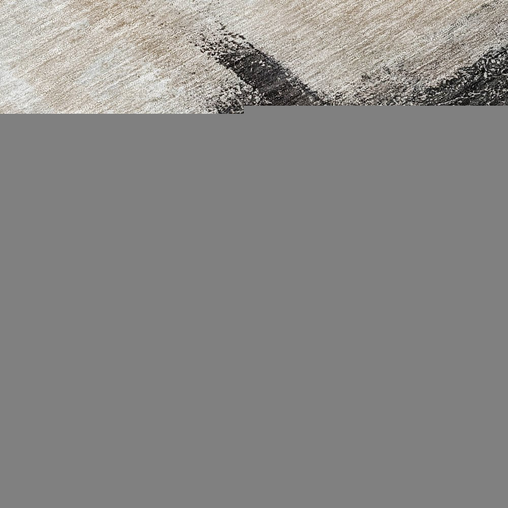 5' X 8' Brown Black And Gray Abstract Washable Indoor Outdoor Area Rug HomeRoots