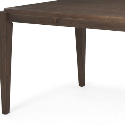 72" Dark Brown Wood Dining Table HomeRoots